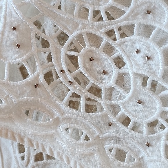 Torrid Coverup/ Kimono Ivory Size 5 - Picture 11 of 16